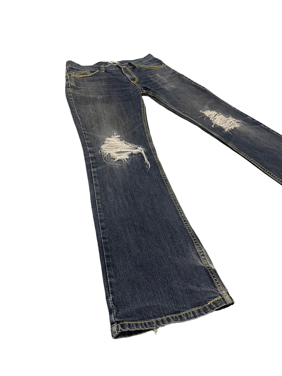 Flare Jeans Nylaus Distress Low Rise Boot Cut 6🟦3