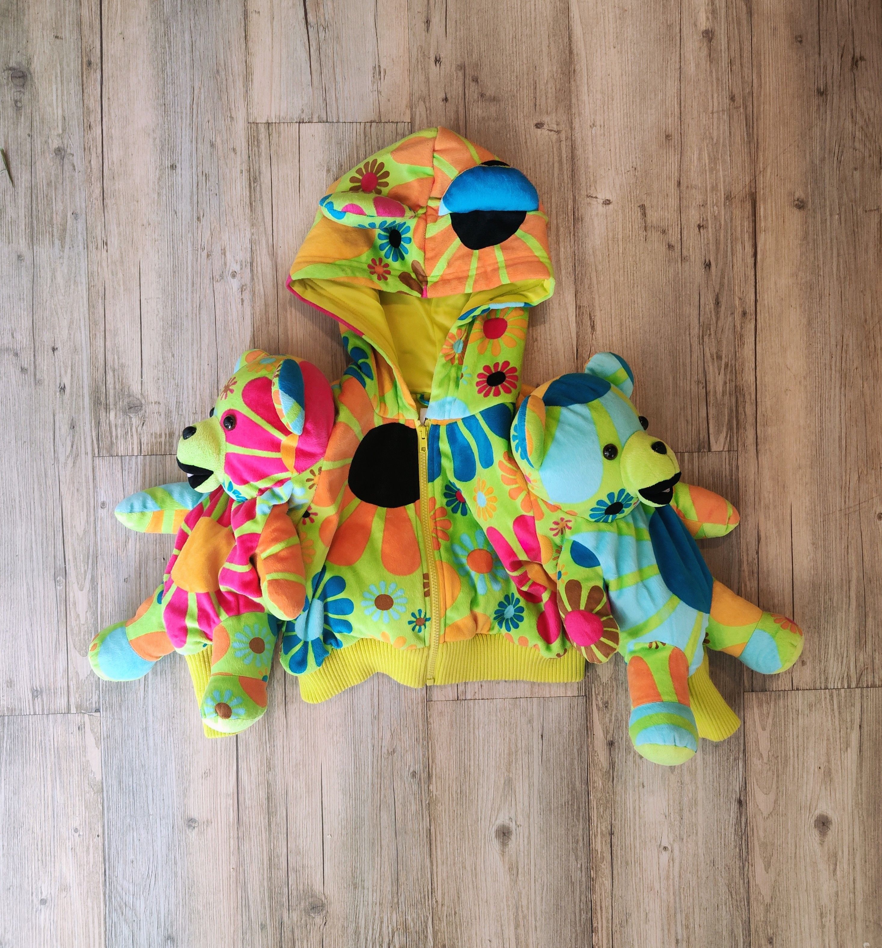 Adidas × Jeremy Scott Teddy bear hoodie Size S / US 4 / IT 40 - 5 Thumbnail