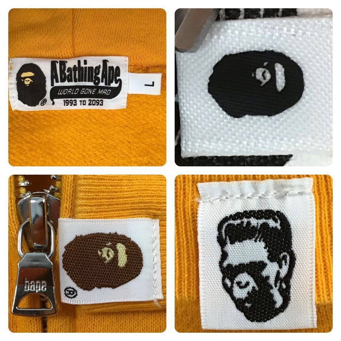 Bape BAPE Shark full zip hoodie 1st camo green x orange APE Size US L / EU 52-54 / 3 - 8 Thumbnail