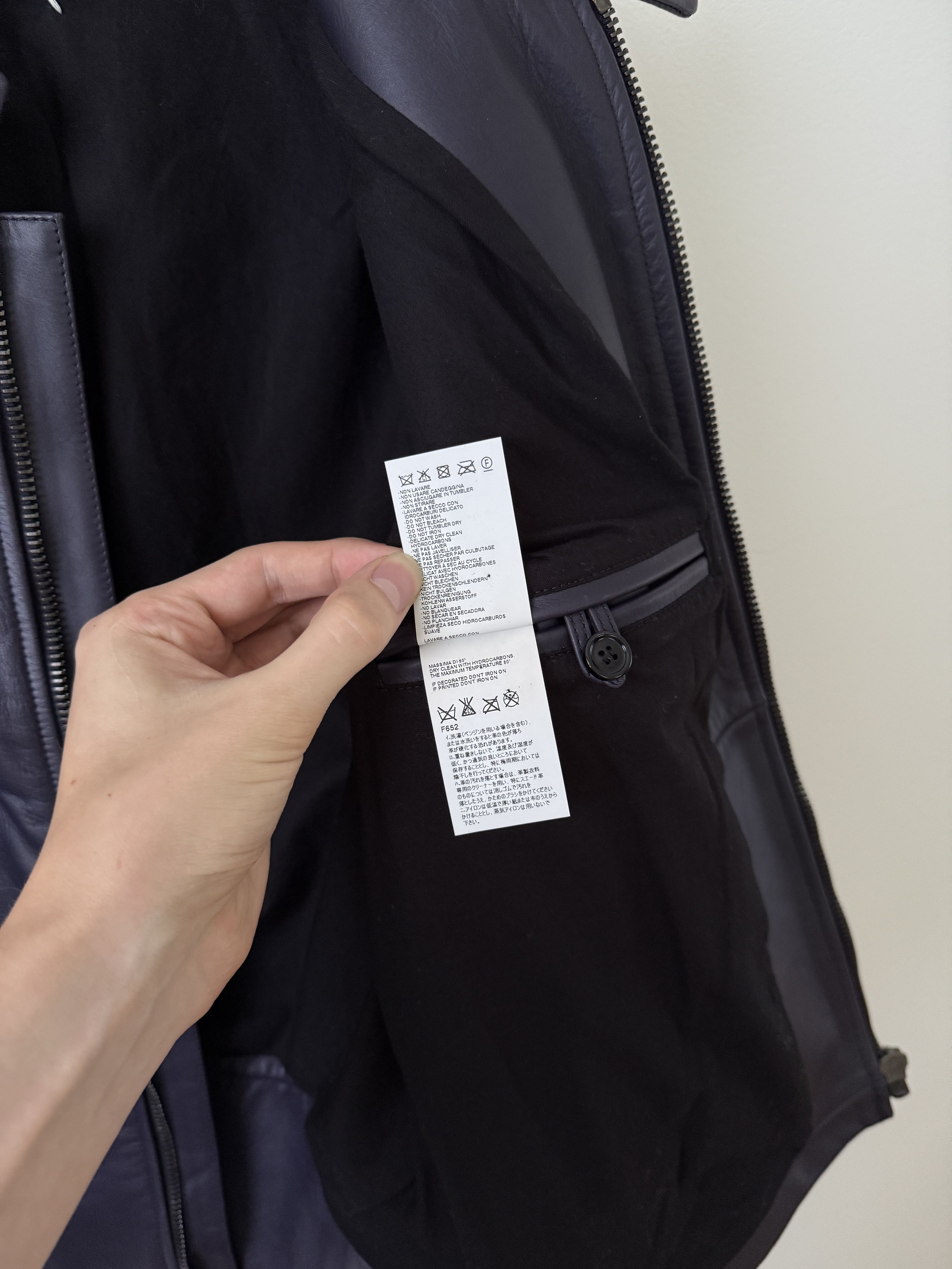 Maison Margiela 2013 5 Zip Leather Moto Jacket Size US L / EU 52-54 / 3 - 13 Thumbnail