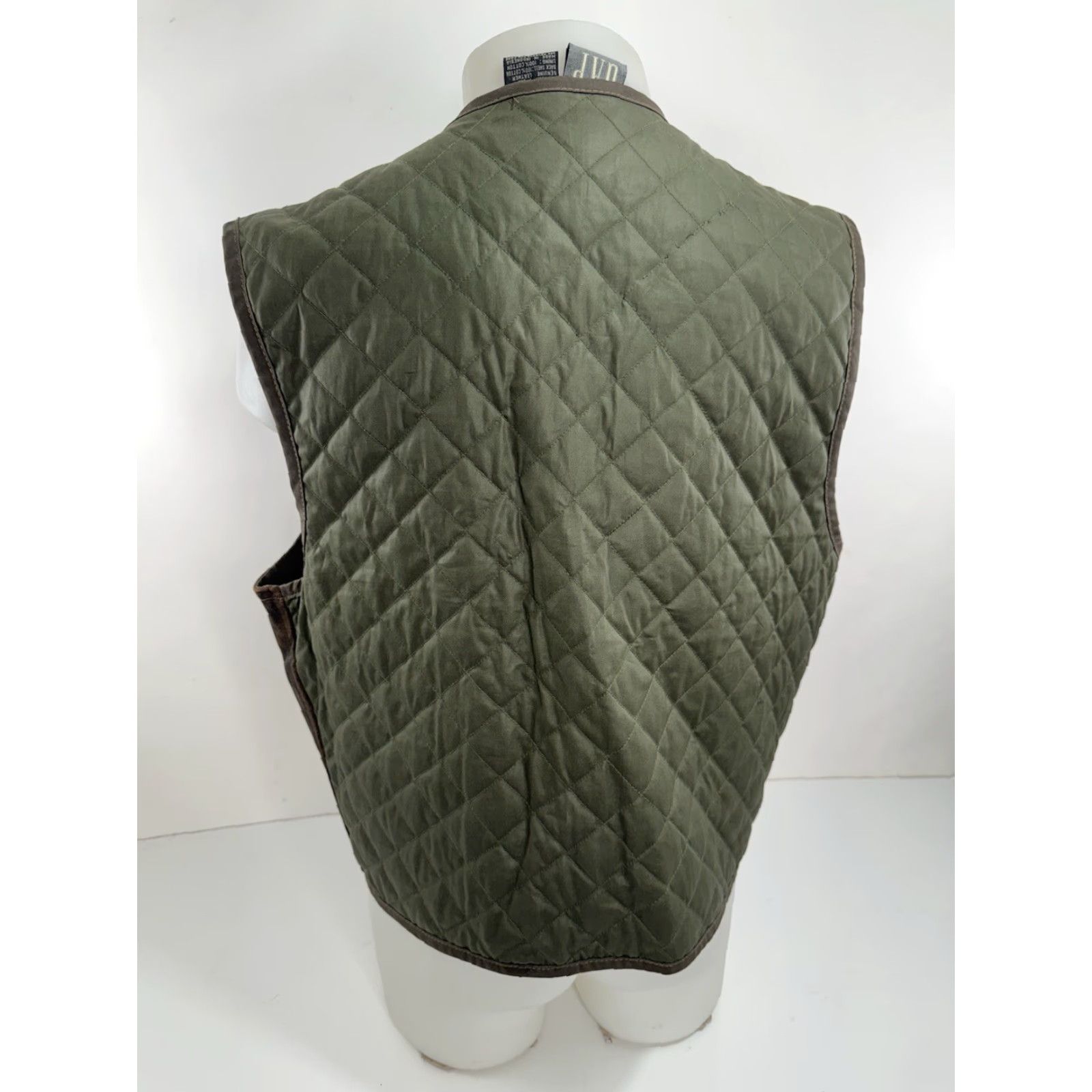 Gap VINTAGE GAP LEATHER Padded Hunting Vest - L - Brown - Men - Hunting - Vest - Gap Size US L / EU 52-54 / 3 - 3 Thumbnail