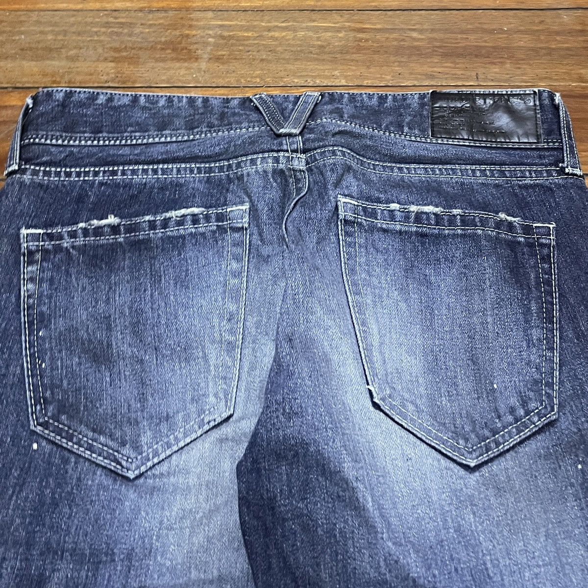 Le Grande Bleu (L.G.B.) Very Rare Vintage Vanquish X Murder License Jeans 1990s Size US 30 / EU 46 - 4 Thumbnail