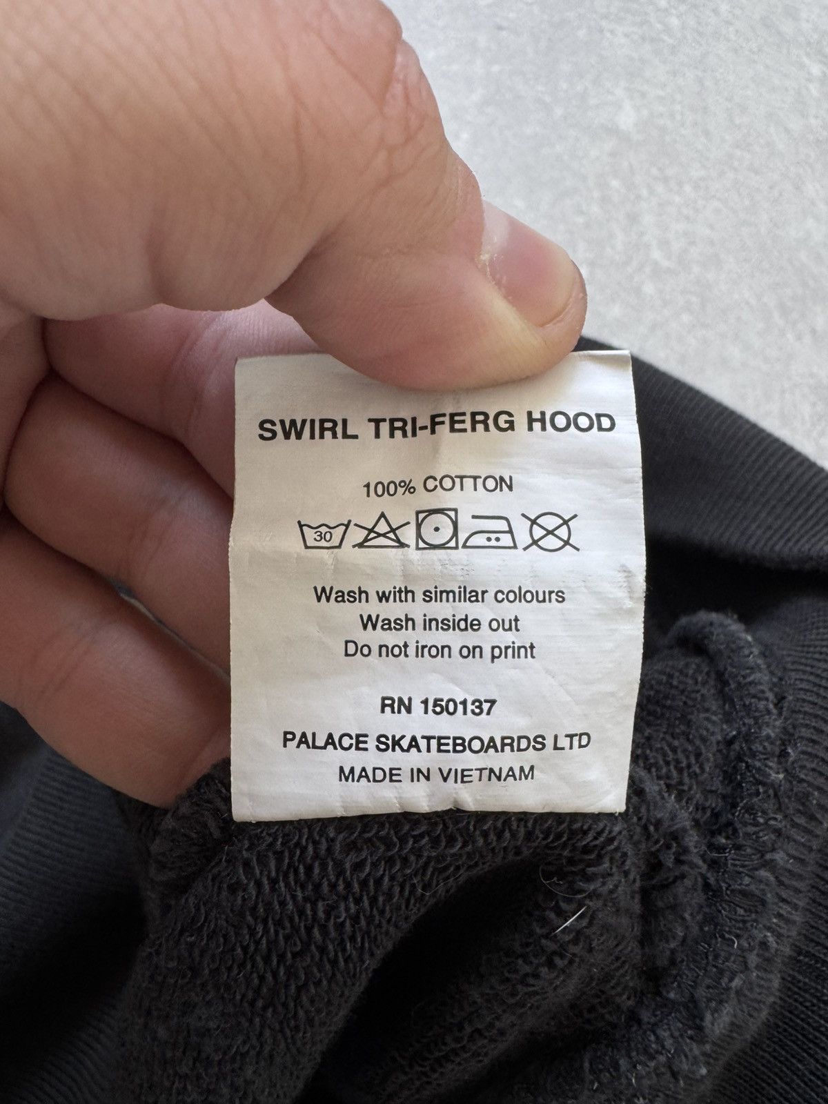 Palace Vintage Palace Swirl Tri-Ferg Black Hoodie Big Logo Size US M / EU 48-50 / 2 - 6 Thumbnail
