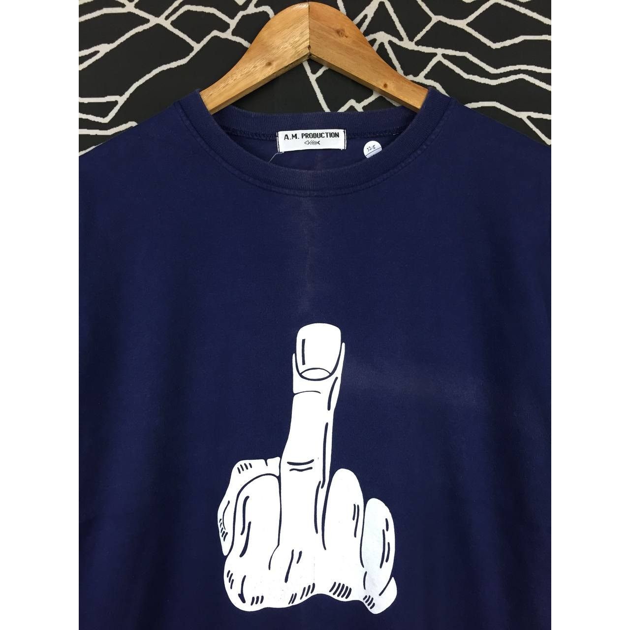 Other A.M. Production Middle Finger F*ck You Graphic Tee Size US L / EU 52-54 / 3 - 3 Thumbnail
