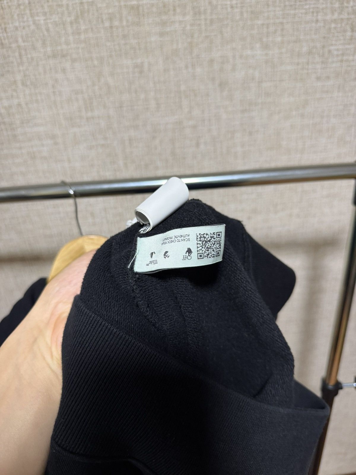 Off-White OFF WHITE PASCAL ARROWS BLACK HOODIE Size US XS / EU 42 / 0 - 7 Thumbnail