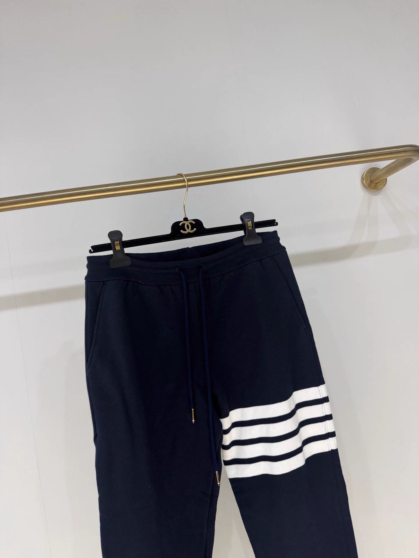 Thom Browne Thom Browne Classic Blue Track Pants 99 New 40 Size 28" / US 6 / IT 42 - 2 Thumbnail