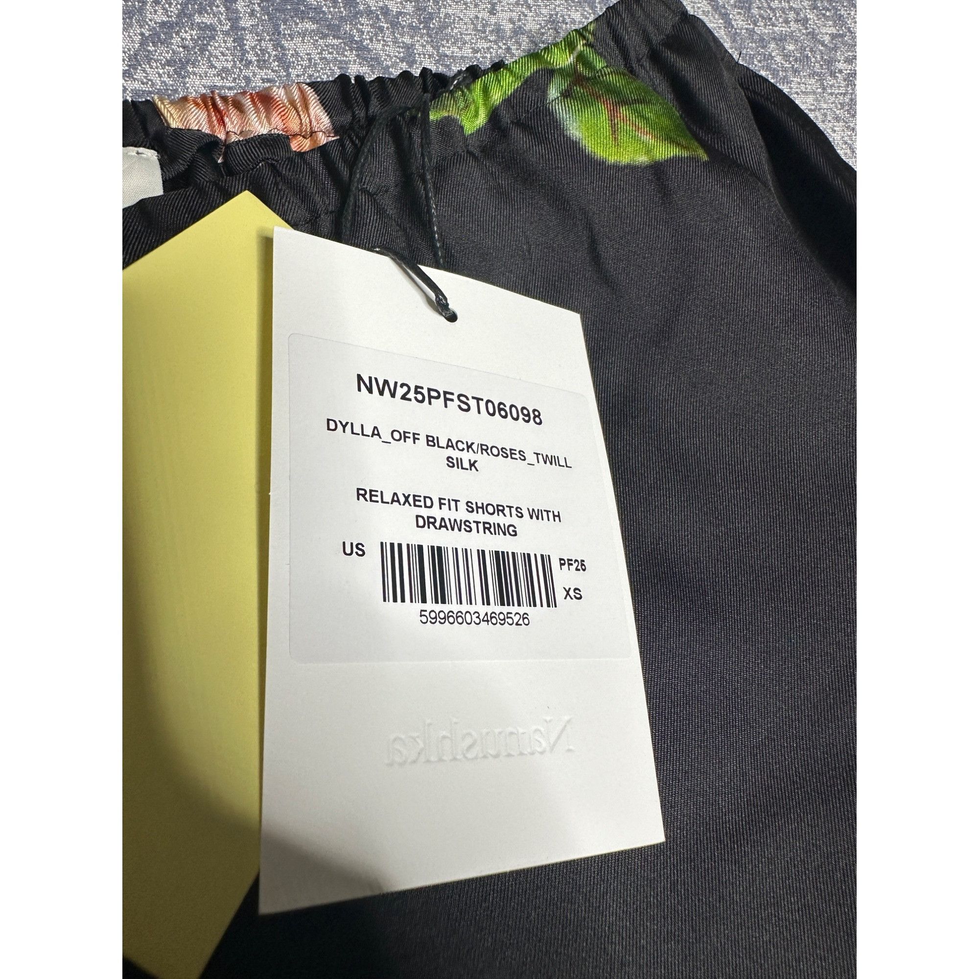 Nanushka Nanushka Dylla Silk Floral Relaxed Fit Shorts With Drawstrin Size 26" / US 2 / IT 38 - 6 Thumbnail