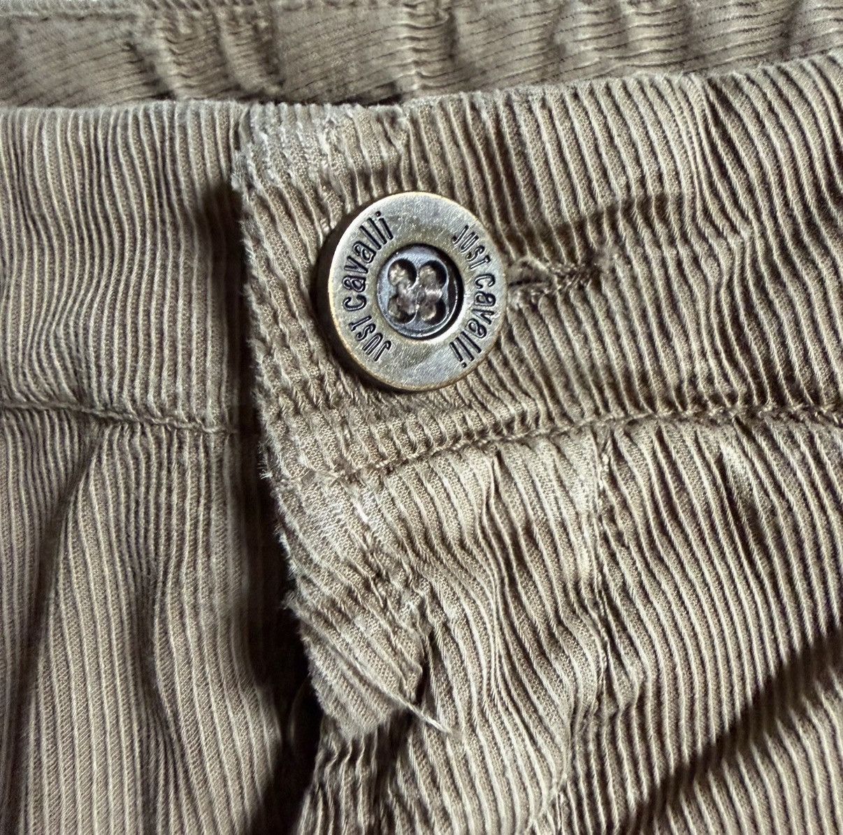 Just Cavalli Just Cavalli X Roberto Cavalli 2006 Velvet Cargo Pants Size US 36 / EU 52 - 7 Thumbnail