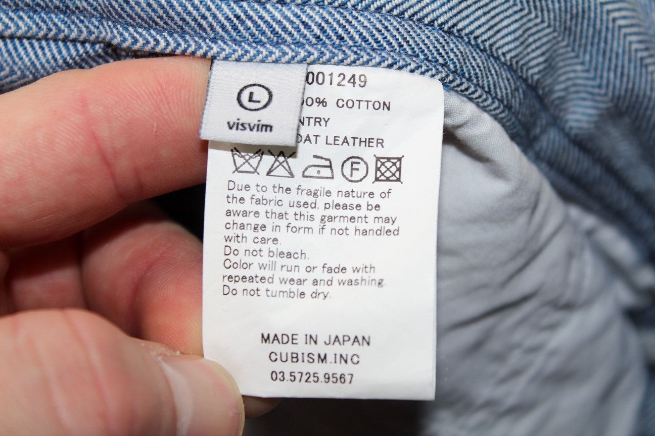 Visvim Herringbone Double Knee Pants (Giza) Size US 34 / EU 50 - 4 Thumbnail