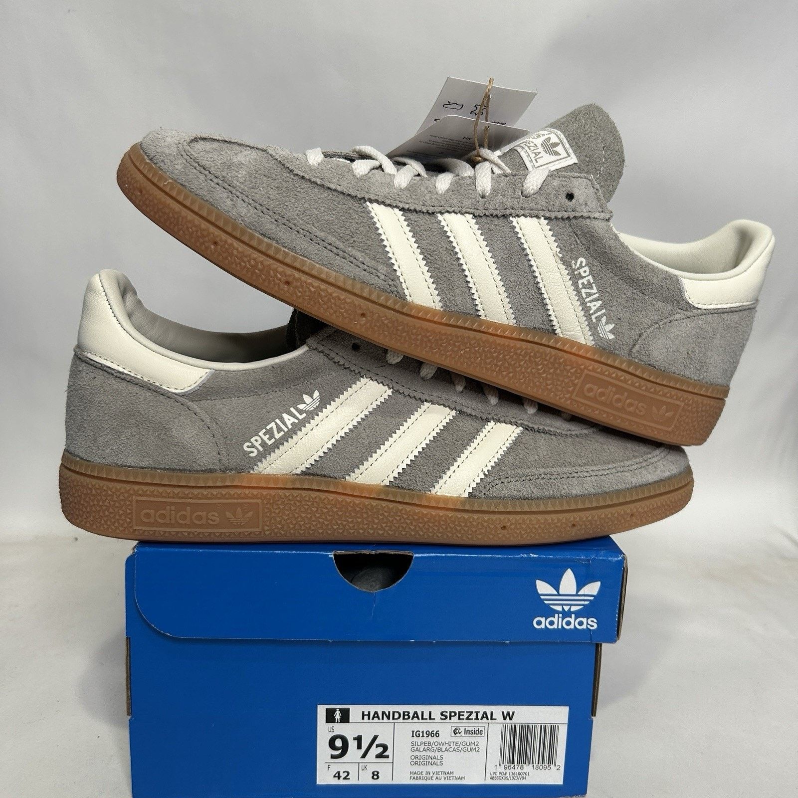 Adidas Adidas Originals Handball Spezial Originals “Silver Pebble” Size US 9.5 / IT 39.5 - 1 Thumbnail