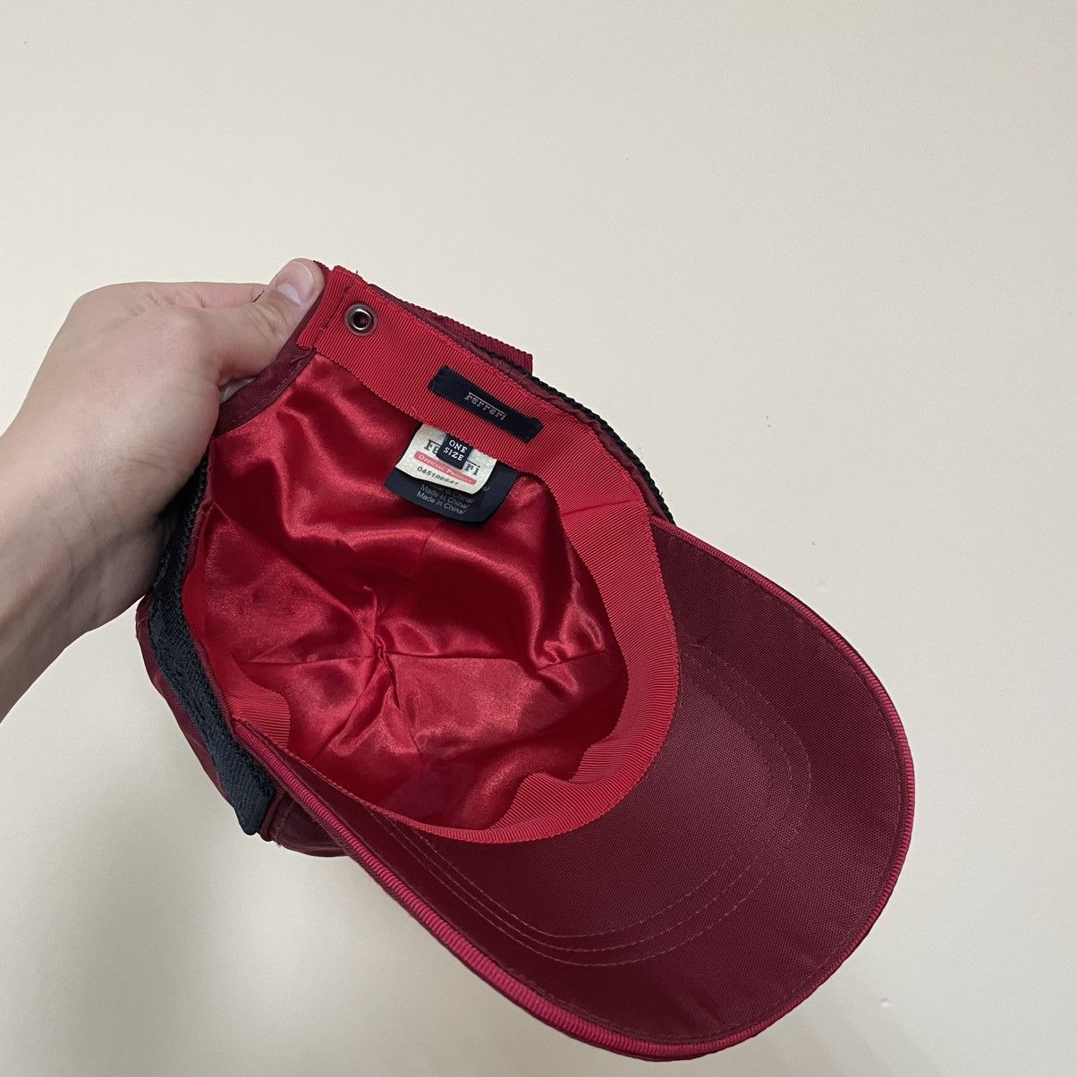 Ferrari × Formula 1 FERRARI CAP VINTAGE SCHUMACHER FORMULA NYLON SHADOW F1 Size ONE SIZE - 7 Thumbnail