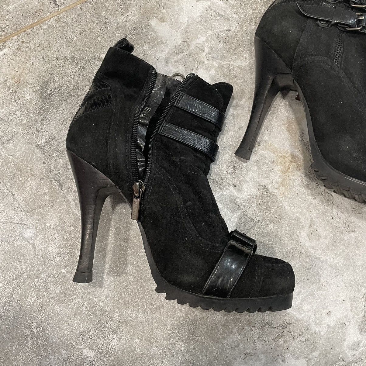 Japanese Brand 36 Vintage cyber goth Y2K Heels Ankle Boots shoes aztek dese Size US 6 / IT 36 - 3 Thumbnail