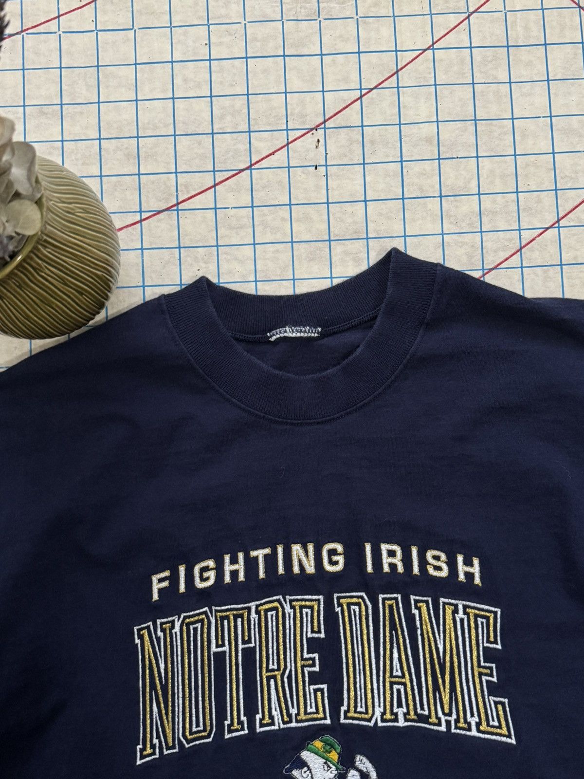 NCAA × Pro Player × Vintage Vintage Pro Player Notre Dame Fighting Irish Embroidered Tee Size US L / EU 52-54 / 3 - 6 Thumbnail