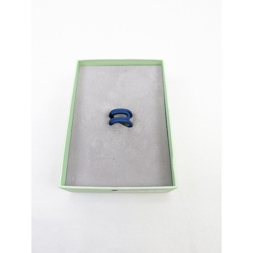 Off-White o1rshd1 Q:2 / Size: 60 / Varnished Paperclip Ring in Blue Size ONE SIZE - 13 Thumbnail
