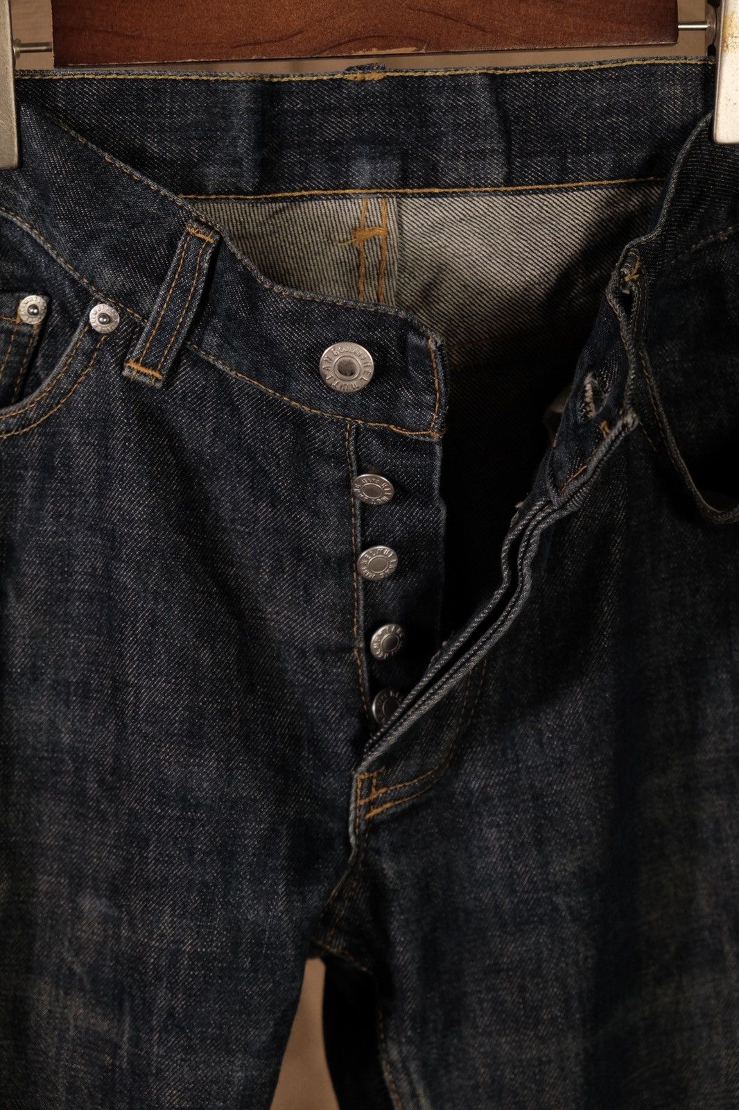 Helmut Lang Vintage Helmut Lang 1999s Classic Cut Raw Denim Size US 29 - 2 Thumbnail