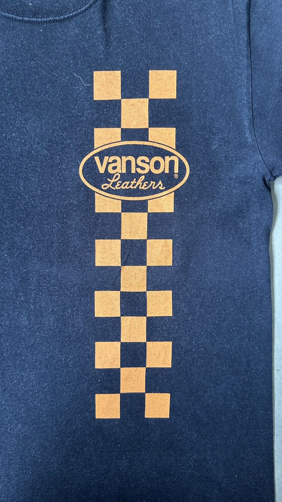 Vanson Leathers VINTAGE VANSON WELLFADED TEE Size US M / EU 48-50 / 2 - 3 Thumbnail