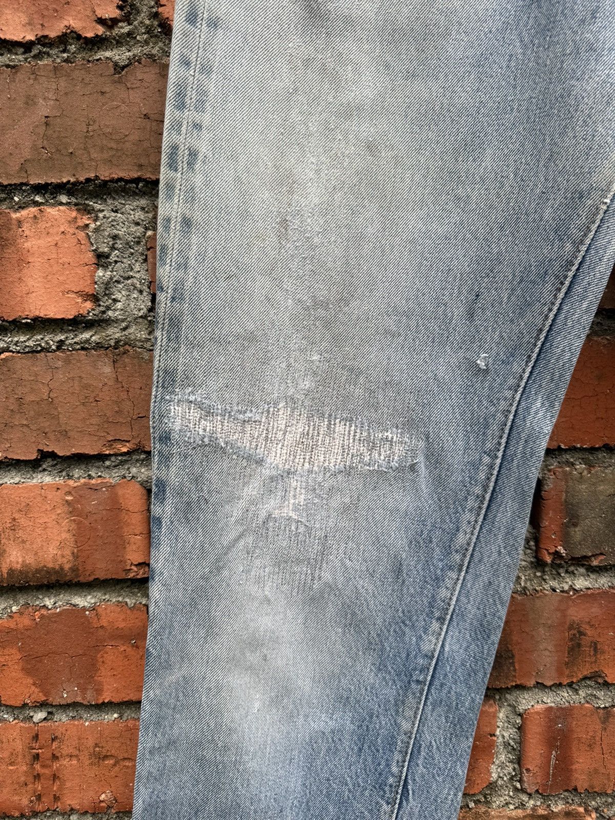 Levi's Vintage Clothing W30x34 Vintage levi’s 501 redline distressed made in USA Size US 30 / EU 46 - 4 Thumbnail