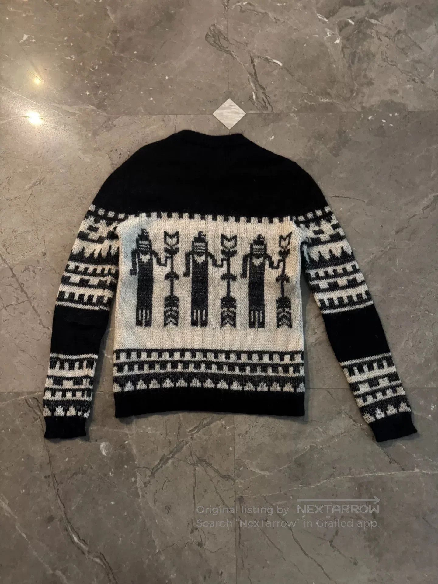 Saint Laurent Paris Saint Laurent Black and White Sweater. Size US M / EU 48-50 / 2 - 5 Thumbnail