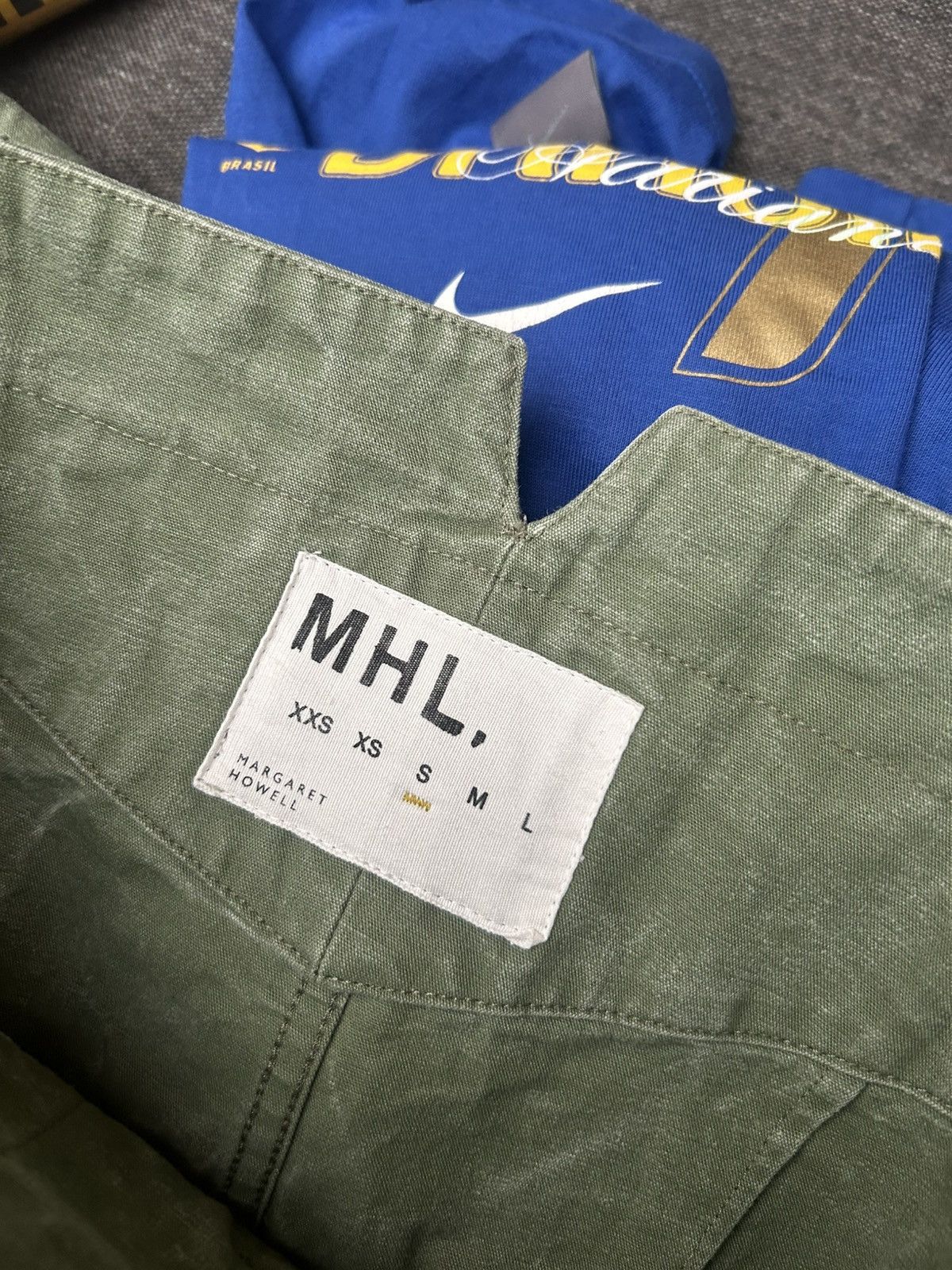 Margaret Howell MHL Margaret Howell Broken Drill Cotton Cinch Back Skirt Size 26" / US 2 / IT 38 - 5 Thumbnail