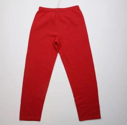 Vintage Vintage 90s Streetwear Blank Sweatpants Pants Red USA Size US 34 / EU 50 - 9 Thumbnail