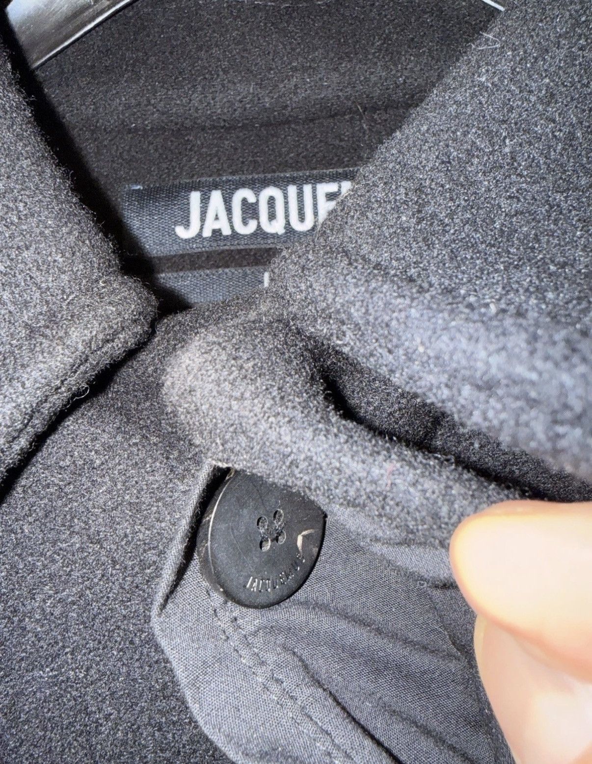 Jacquemus Jacquemus La Casa Le Manteau Court Coat Black VWool EU 52 XL Size US XL / EU 56 / 4 - 14 Thumbnail