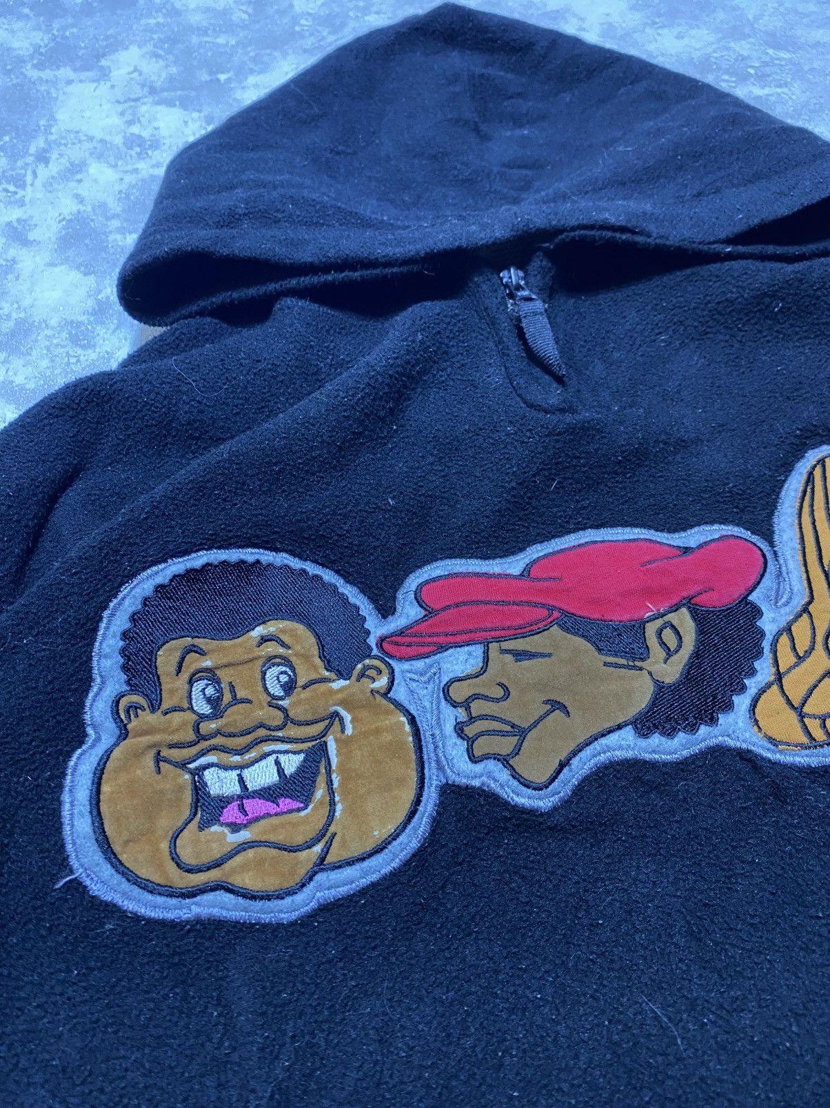Fubu Vintage Fleece Fat Albert FUBU Platinum Oversized Hoodie Size US XL / EU 56 / 4 - 3 Thumbnail