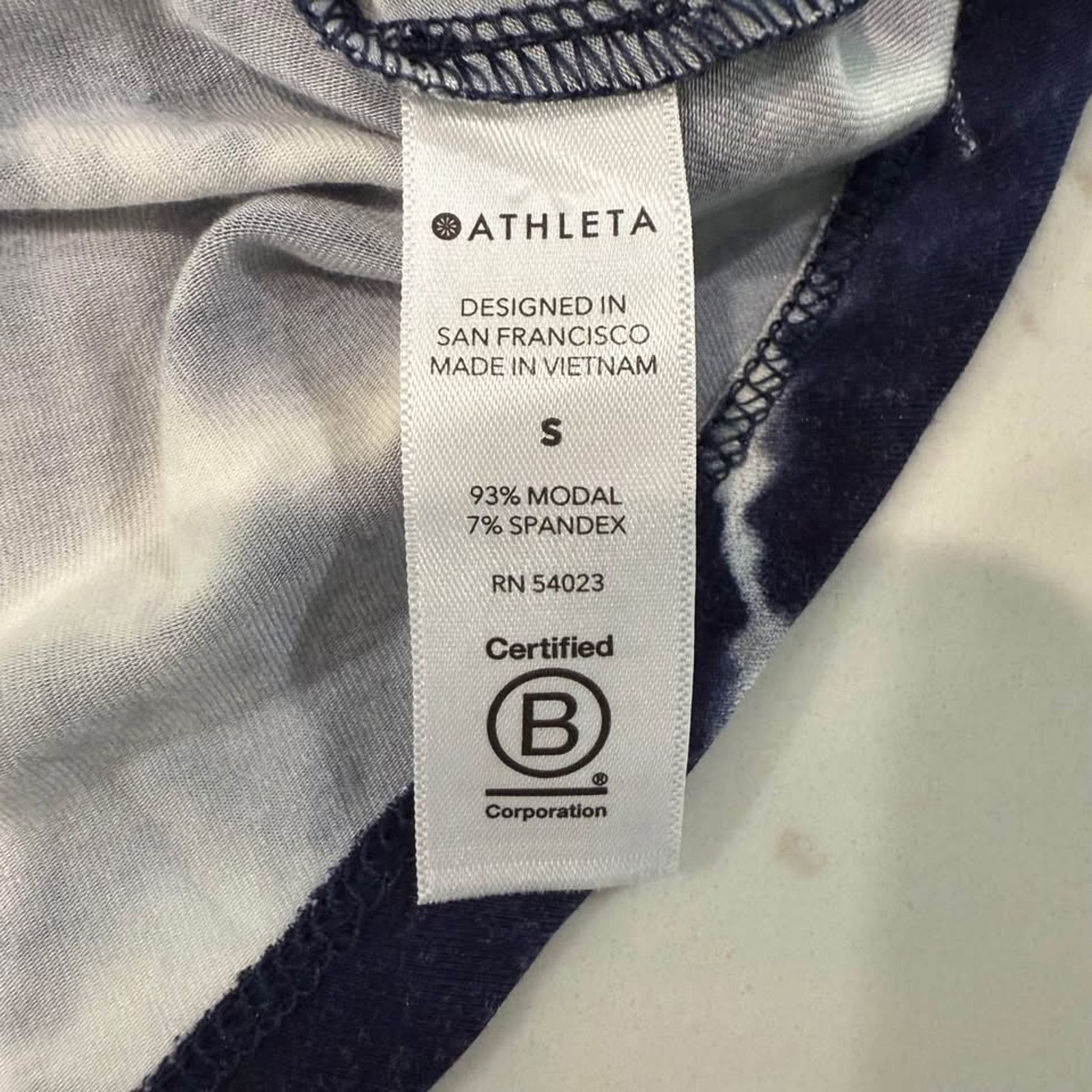 Athleta Athleta Santorini Thera Printed Dress Women's Small Navy Size S / US 4 / IT 40 - 4 Thumbnail