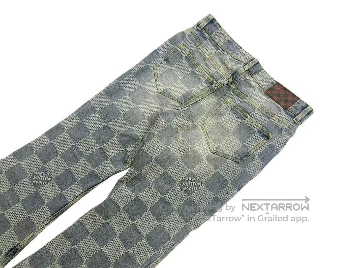 Louis Vuitton Louis Vuitton Pharrell Checkerboard Flared Jeans. Size US 32 / EU 48 - 5 Thumbnail