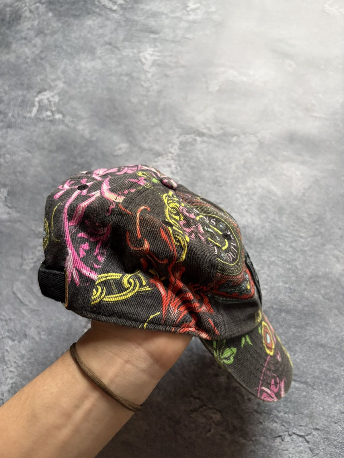 Versace Jeans Couture Versace Jeans Couture Fullprint Designer Luxury Hat Cap Rare Size ONE SIZE - 5 Thumbnail