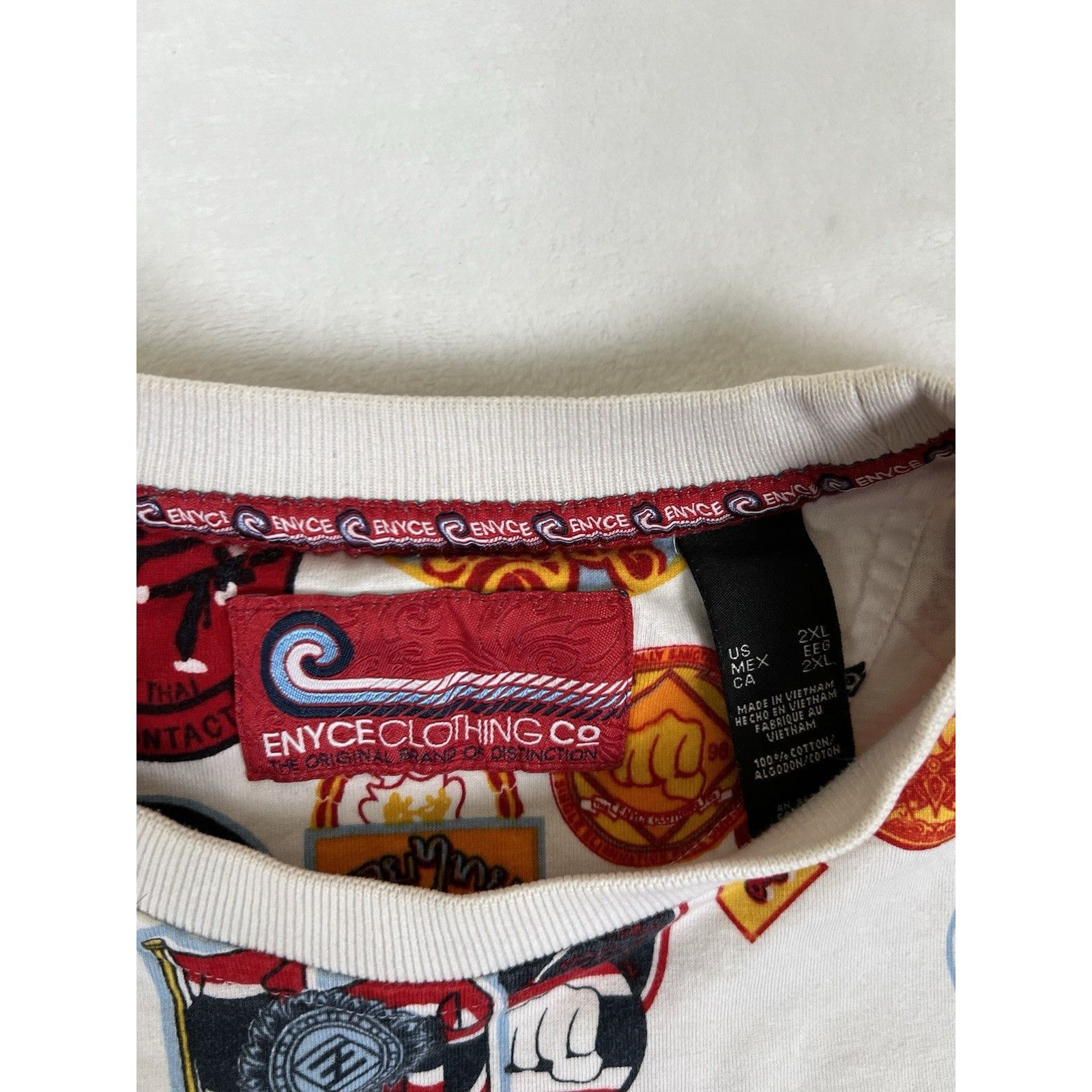 Enyce Vintage Enyce T-Shirt Y2K All Over Print Size XL Boxing Size US XL / EU 56 / 4 - 6 Thumbnail