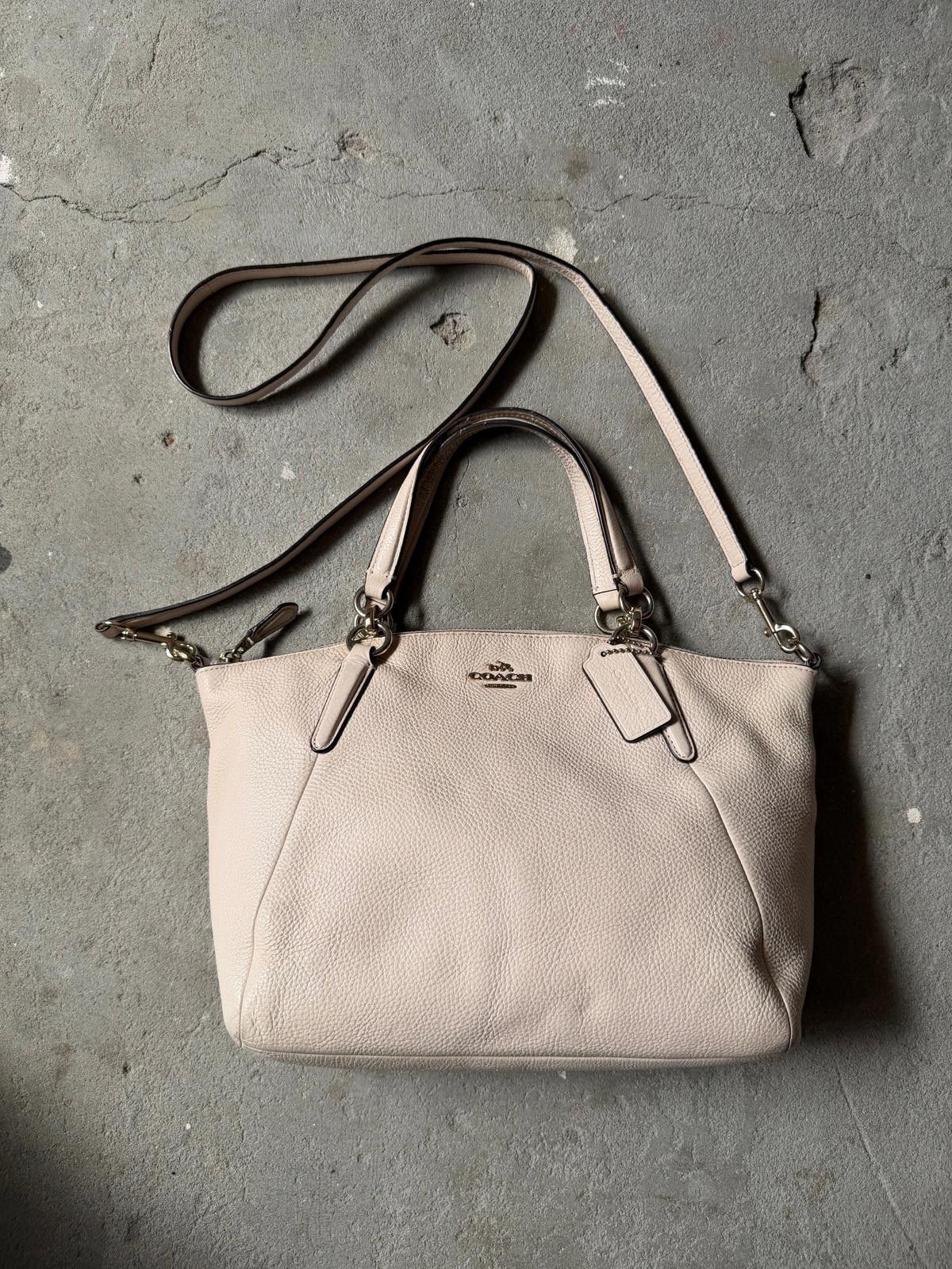 Coach Coach 2Way Kelsey Leather Shoulder Bag White Size ONE SIZE - 1 Thumbnail