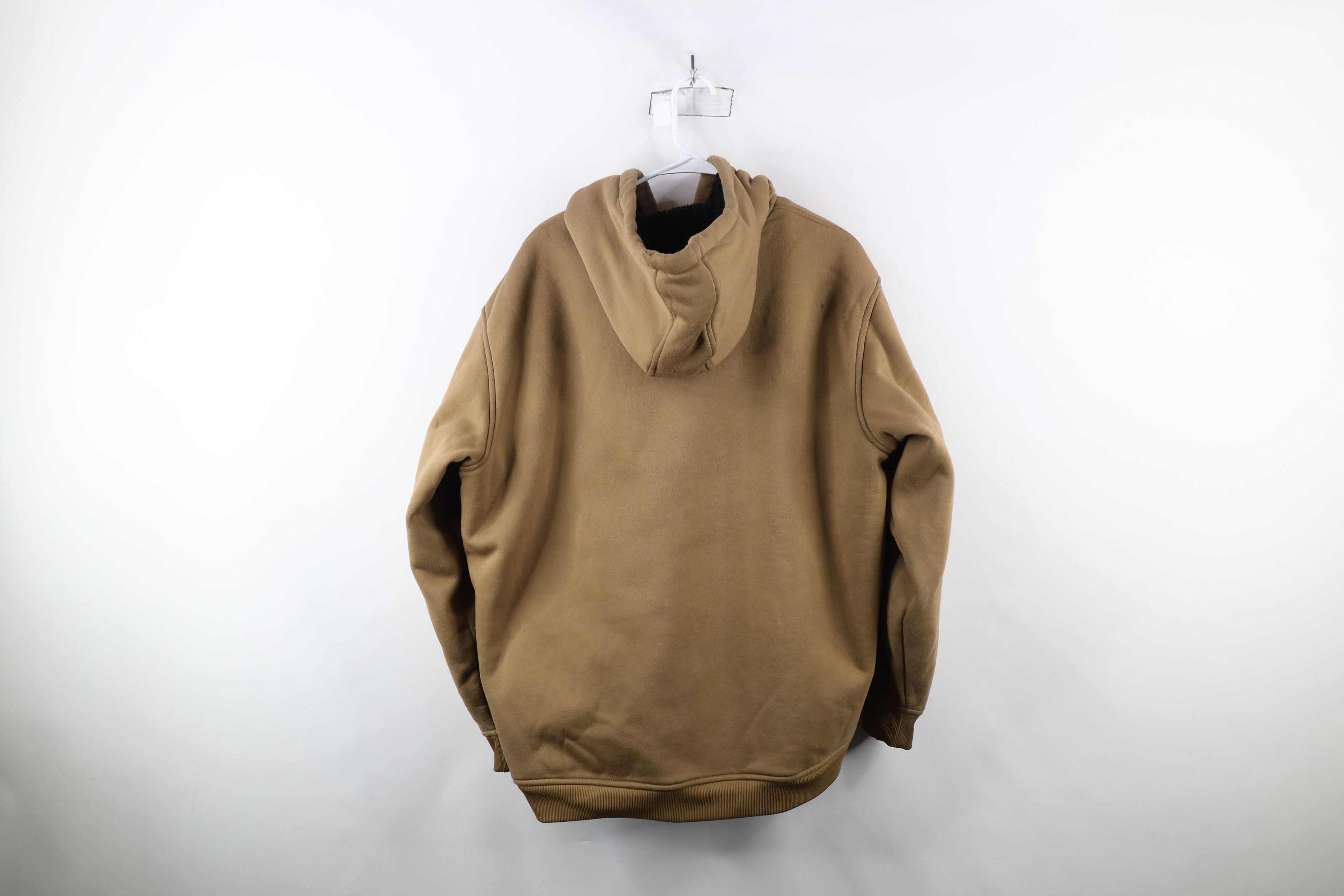 Vintage Vintage Y2K Streetwear Deep Pile Fleece Lined Hoodie Jacket Size US XXL / EU 58 / 5 - 13 Thumbnail