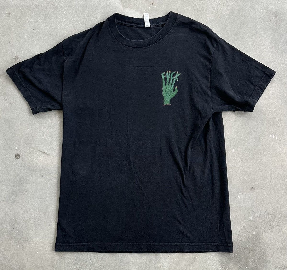 Vintage FUCK FINGER ART TEE Size US M / EU 48-50 / 2 - 1 Thumbnail