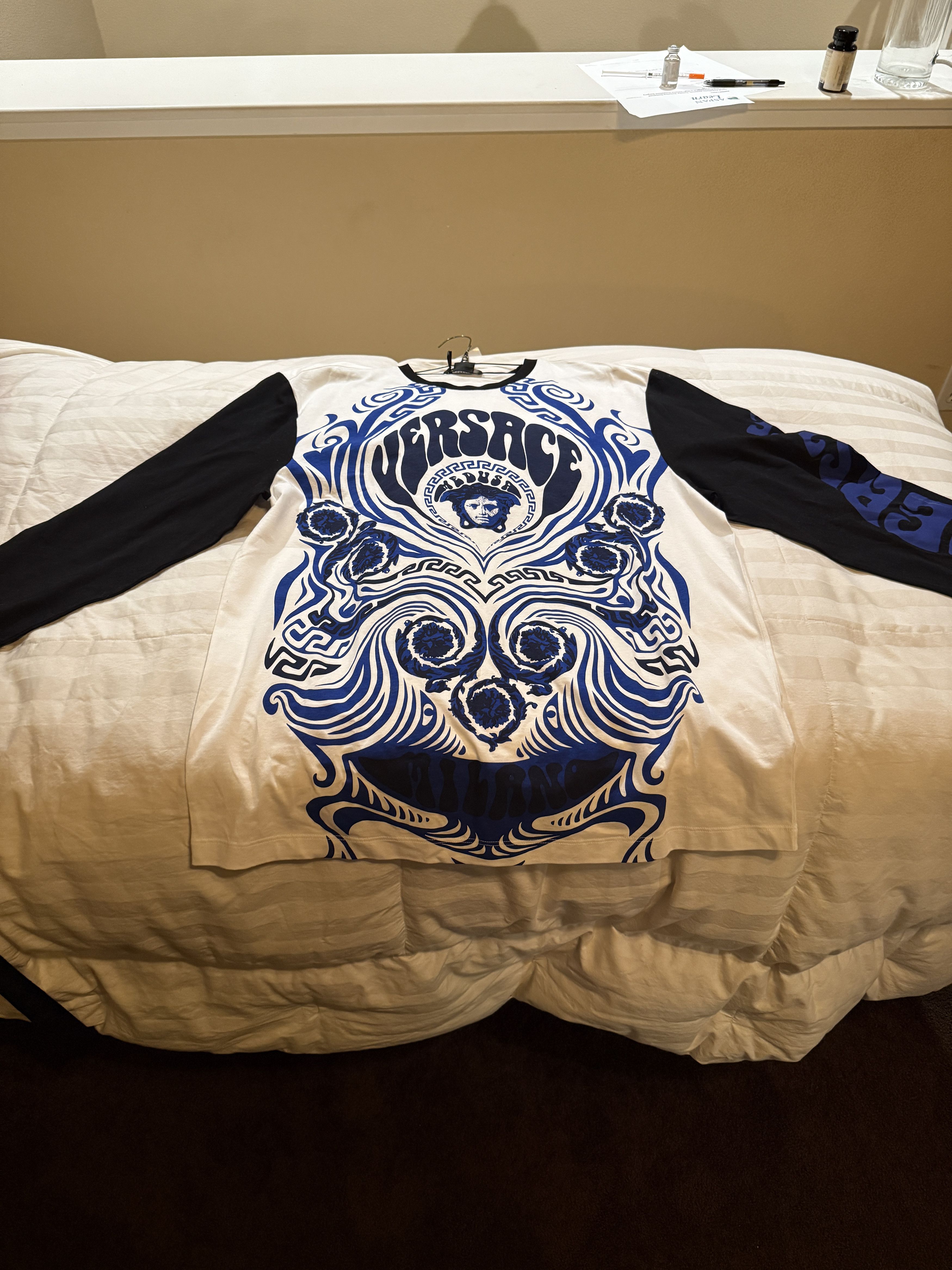 Versace Medusa Music Long Sleeve T-Shirt Size US M / EU 48-50 / 2 - 2 Thumbnail