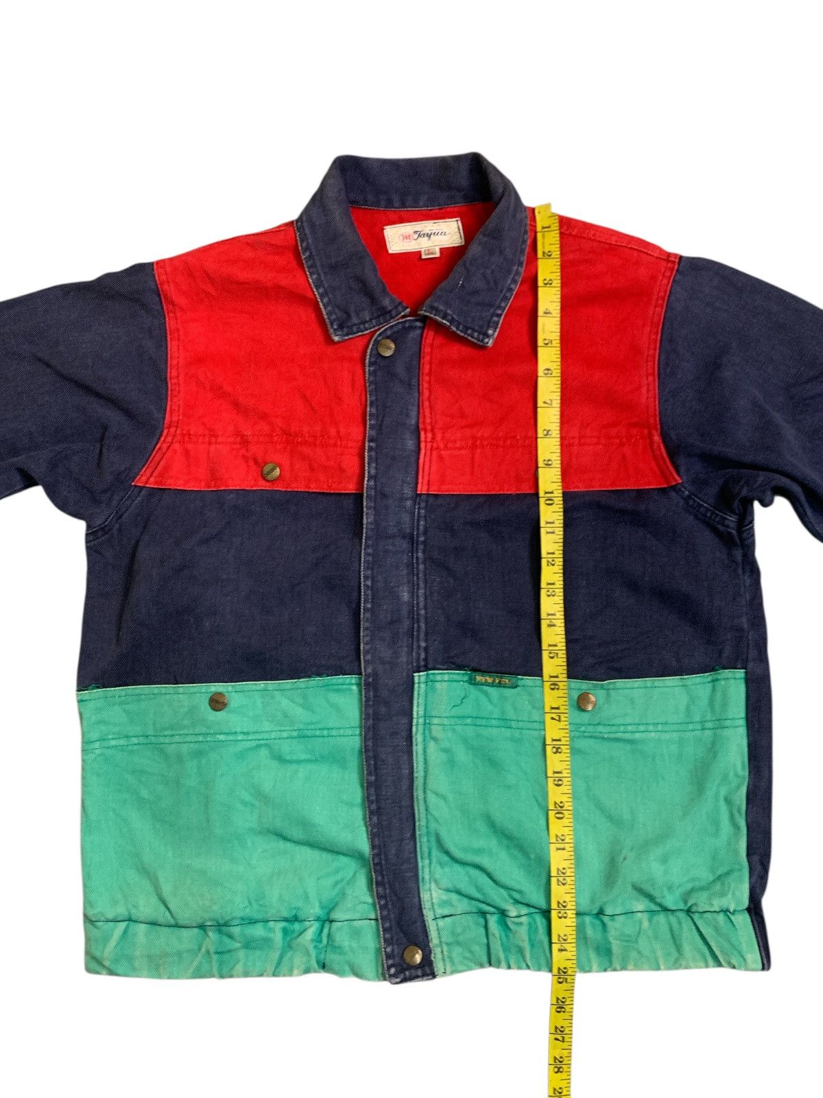 Japanese Brand Rare Design Vintage Tayua New Style Denim Jackets Size US L / EU 52-54 / 3 - 10 Thumbnail