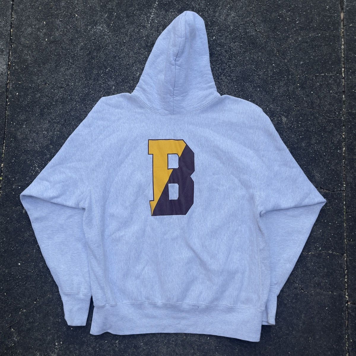 Vintage Vtg 80s BLOOMSBURG UNIVERSITY Reverse Weave Hoodie Size US XL / EU 56 / 4 - 7 Thumbnail