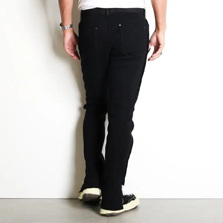 Facetasm o1mle0125 Slit Wool Pant in Black Size US 34 / EU 50 - 3 Thumbnail