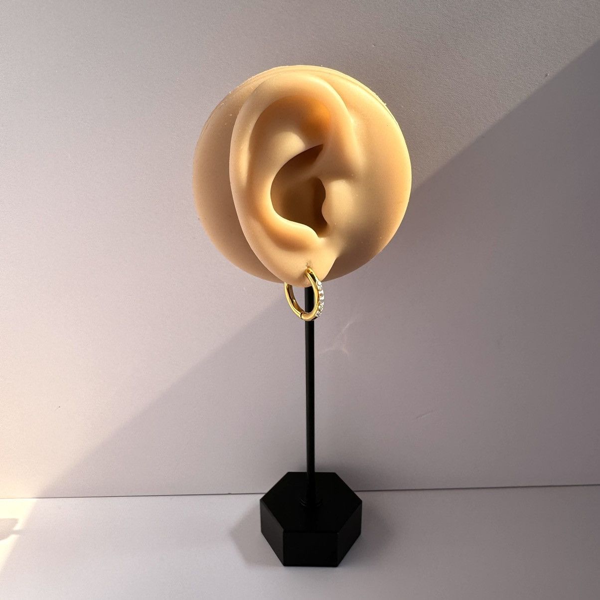 Other CZ Small Hoop Earrings for Men Women Hip Hop Unisex Style Size ONE SIZE - 6 Thumbnail