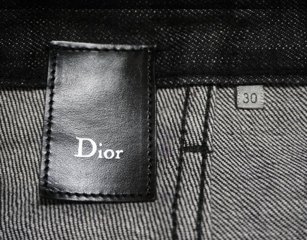 Dior Dior Homme Noir Raw Denim AW07 Size US 30 / EU 46 - 3 Thumbnail