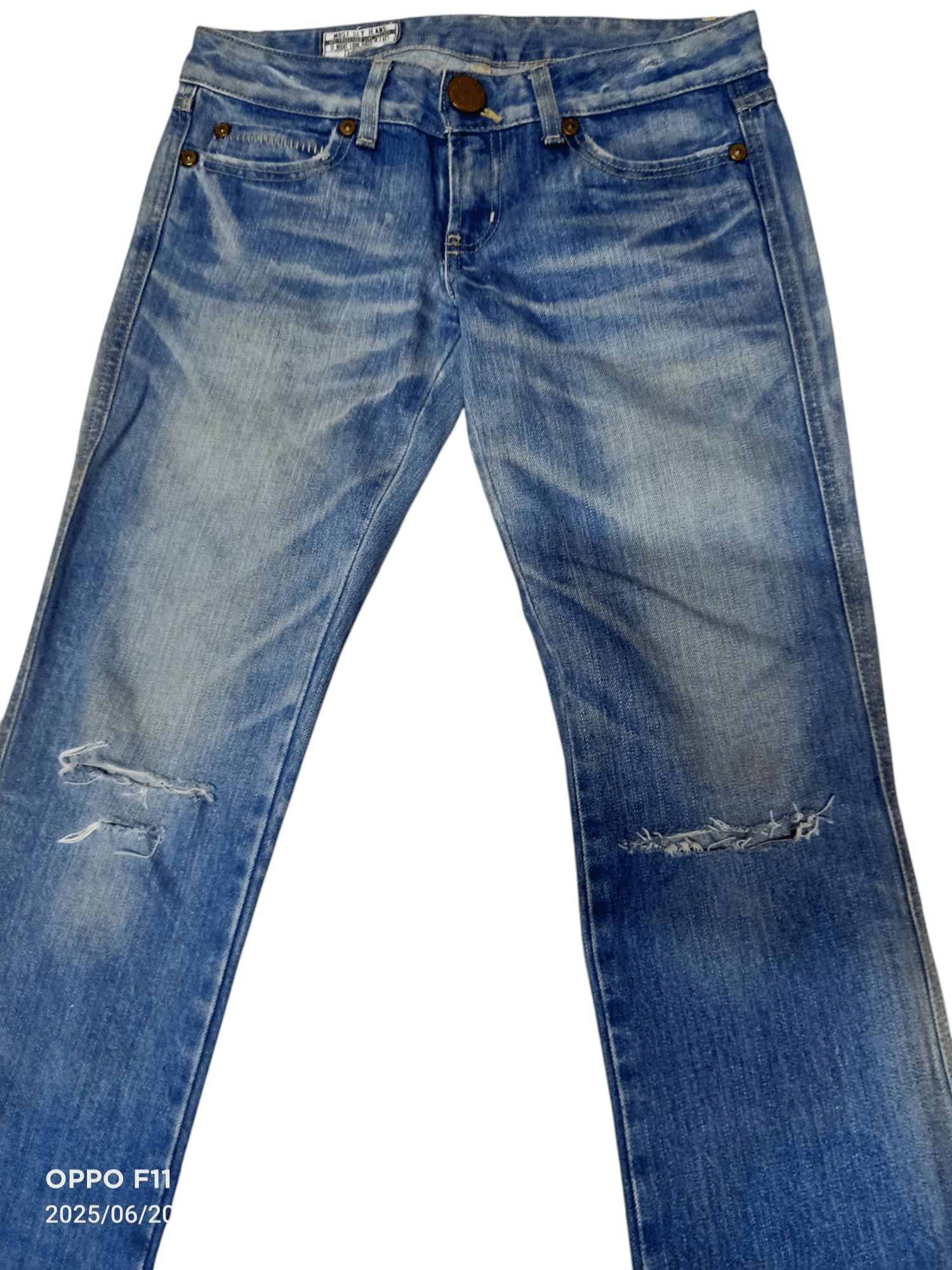 If Six Was Nine × Japanese Brand Glamour Guarantee SlimFit Women Denim Distressdenim Size 30" / US 8 / IT 44 - 4 Thumbnail