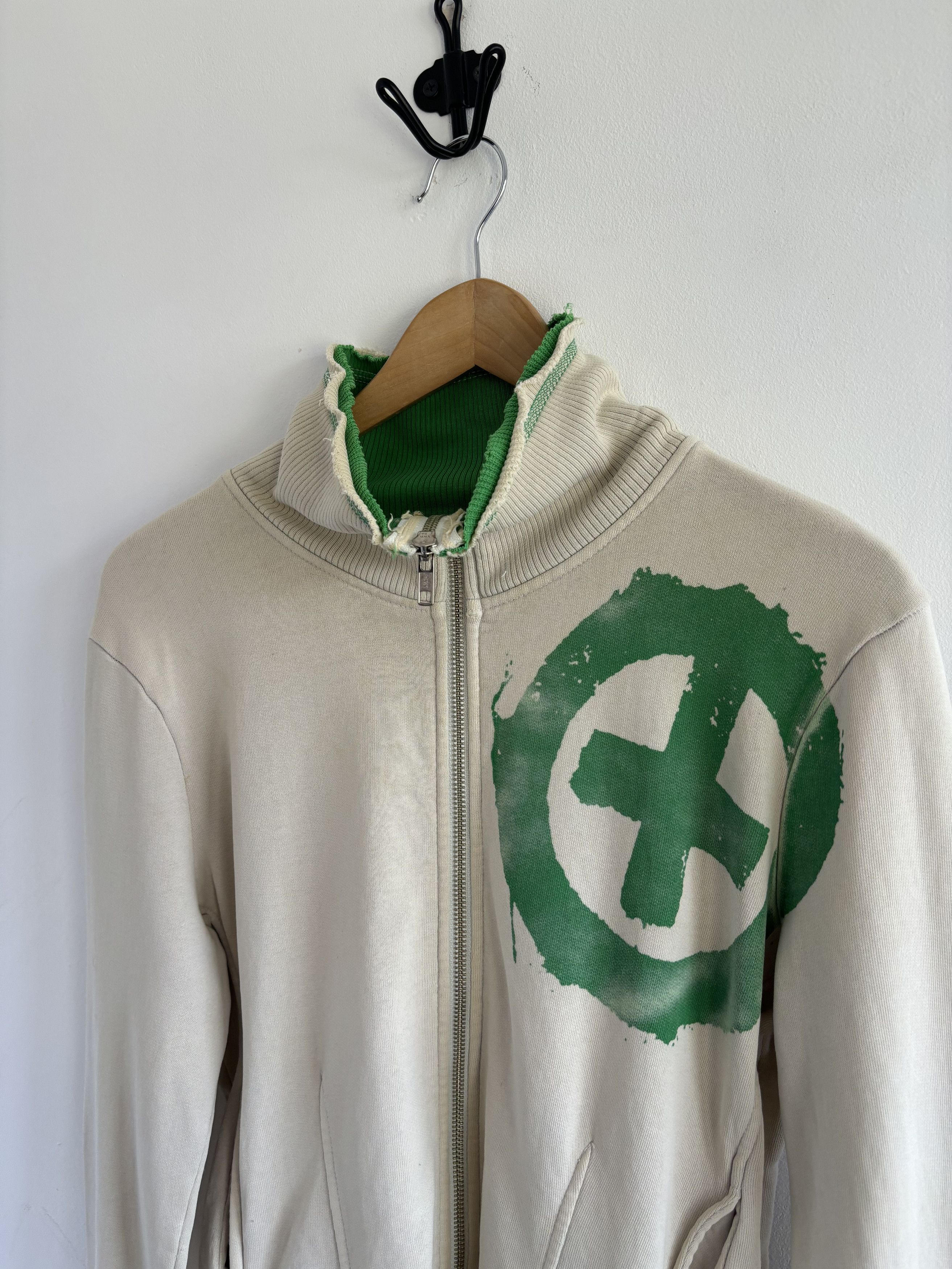 Japanese Brand Vintage KUYICHI Japanese Zip Cropped Disressed Jacket Size US M / EU 48-50 / 2 - 3 Thumbnail