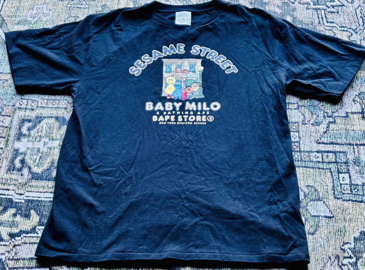 Bape BAPE x Sesame Street Baby Milo Tee Size US XL / EU 56 / 4 - 1 Thumbnail
