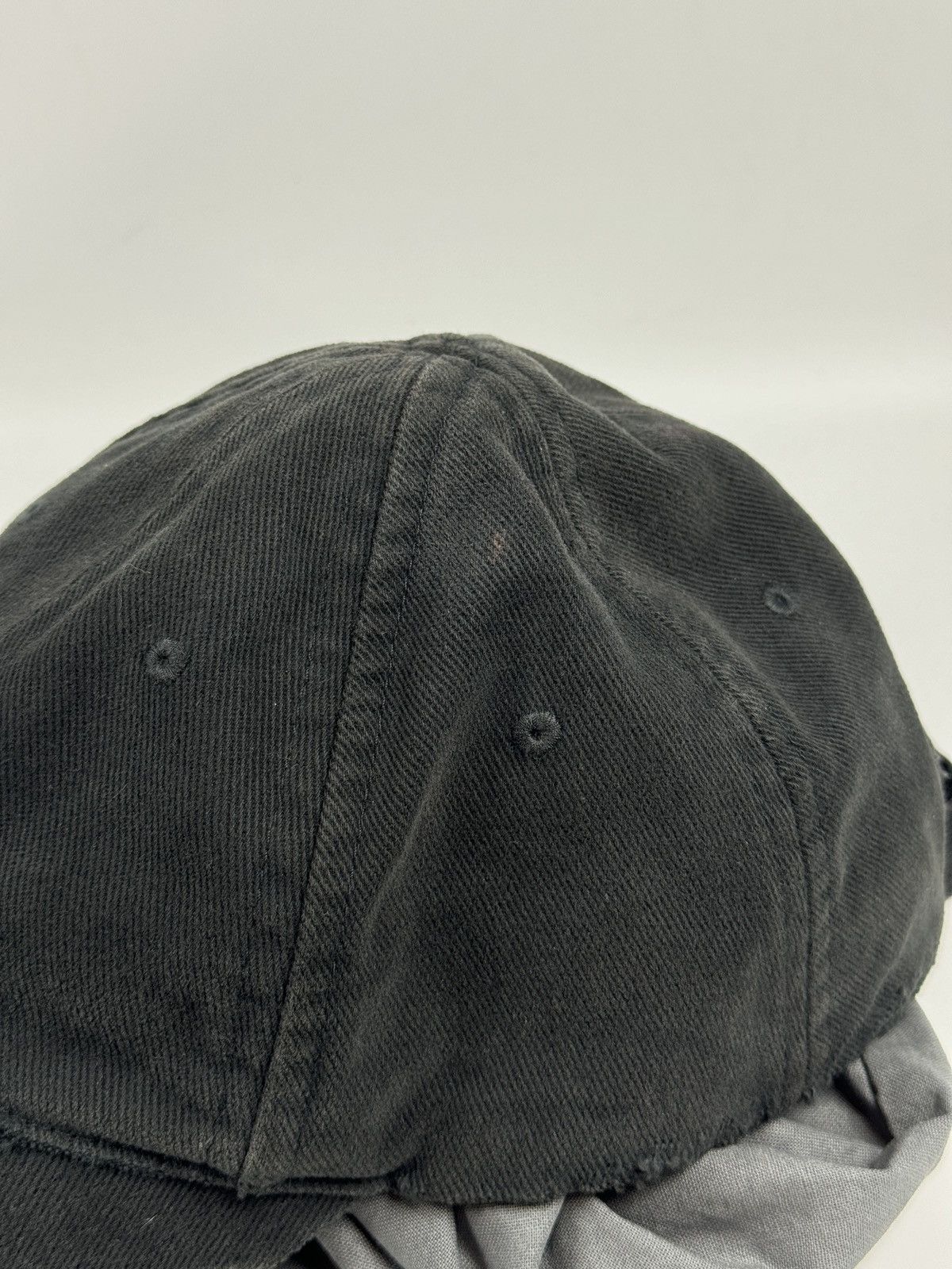Balenciaga SS23 Balenciaga Heavy Piercing Distressed Cap Size ONE SIZE - 5 Thumbnail