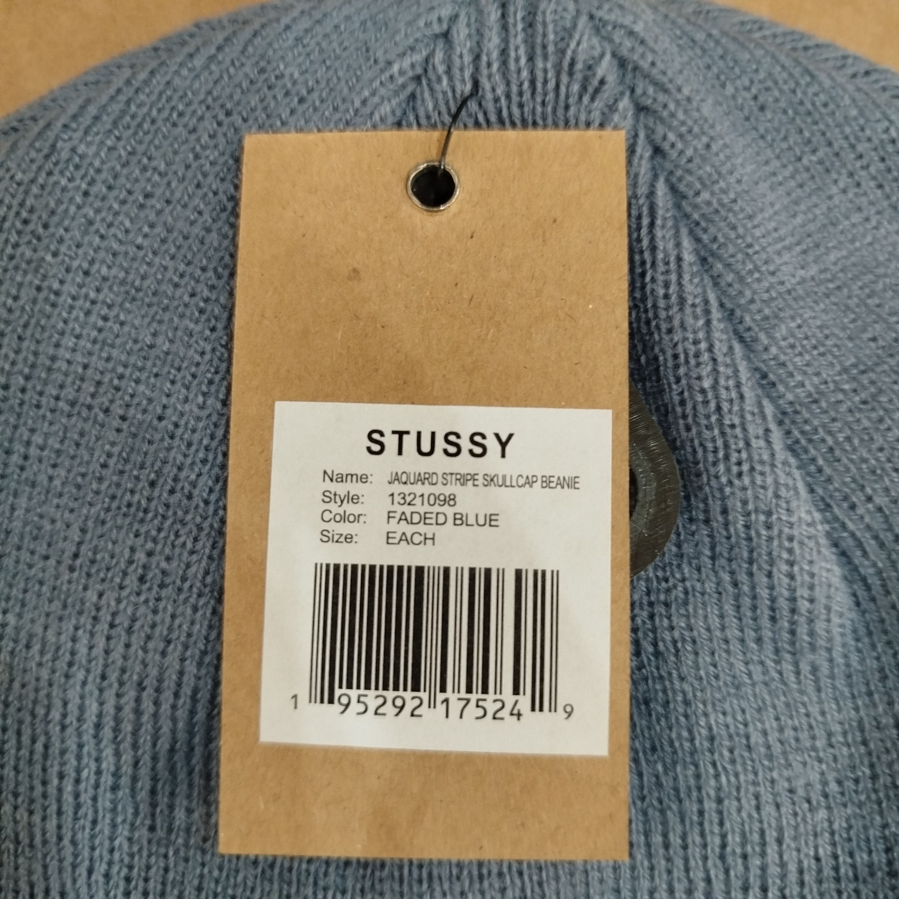 Stussy STUSSY JACQUARD STRIPE SKULLCAP BEANIE Size ONE SIZE - 3 Thumbnail