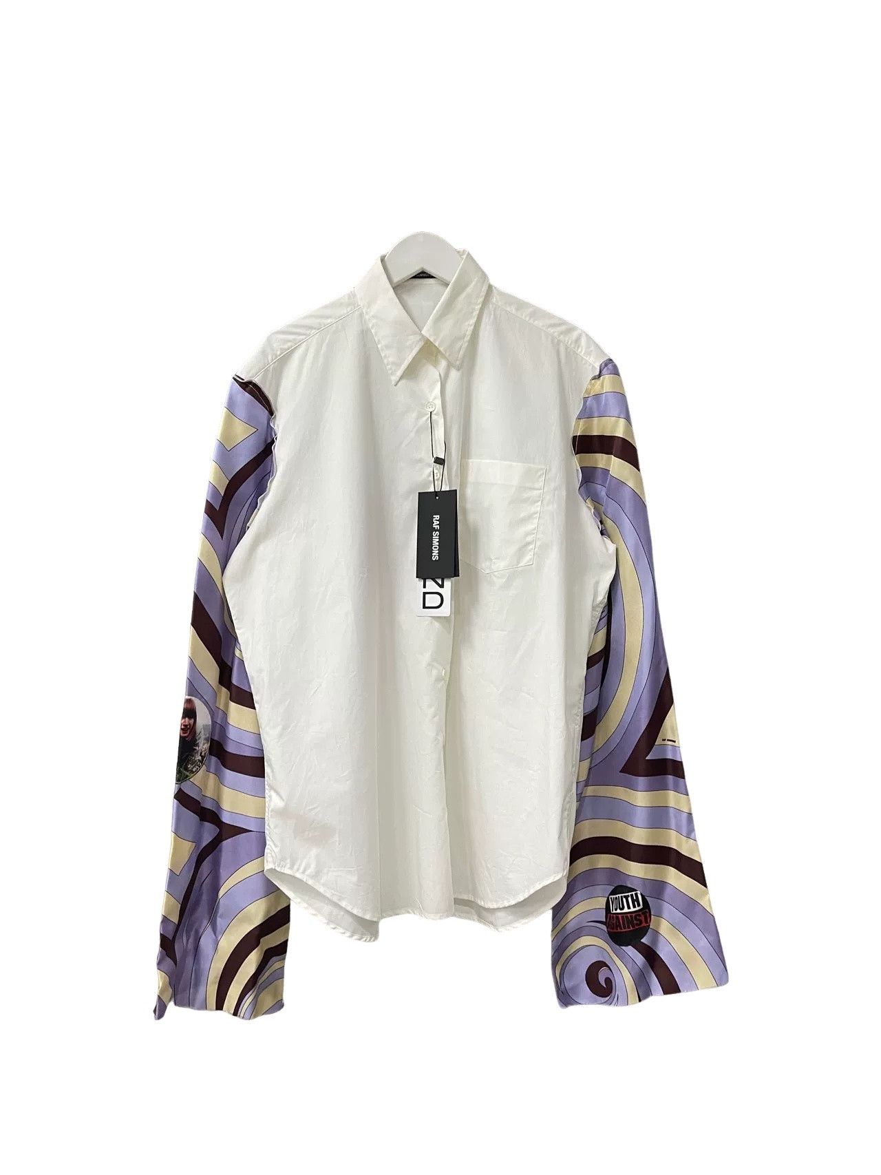 Raf Simons Raf Simons SS21 Graphic Sleeve Shirt Size S Size US S / EU 44-46 / 1 - 1 Thumbnail