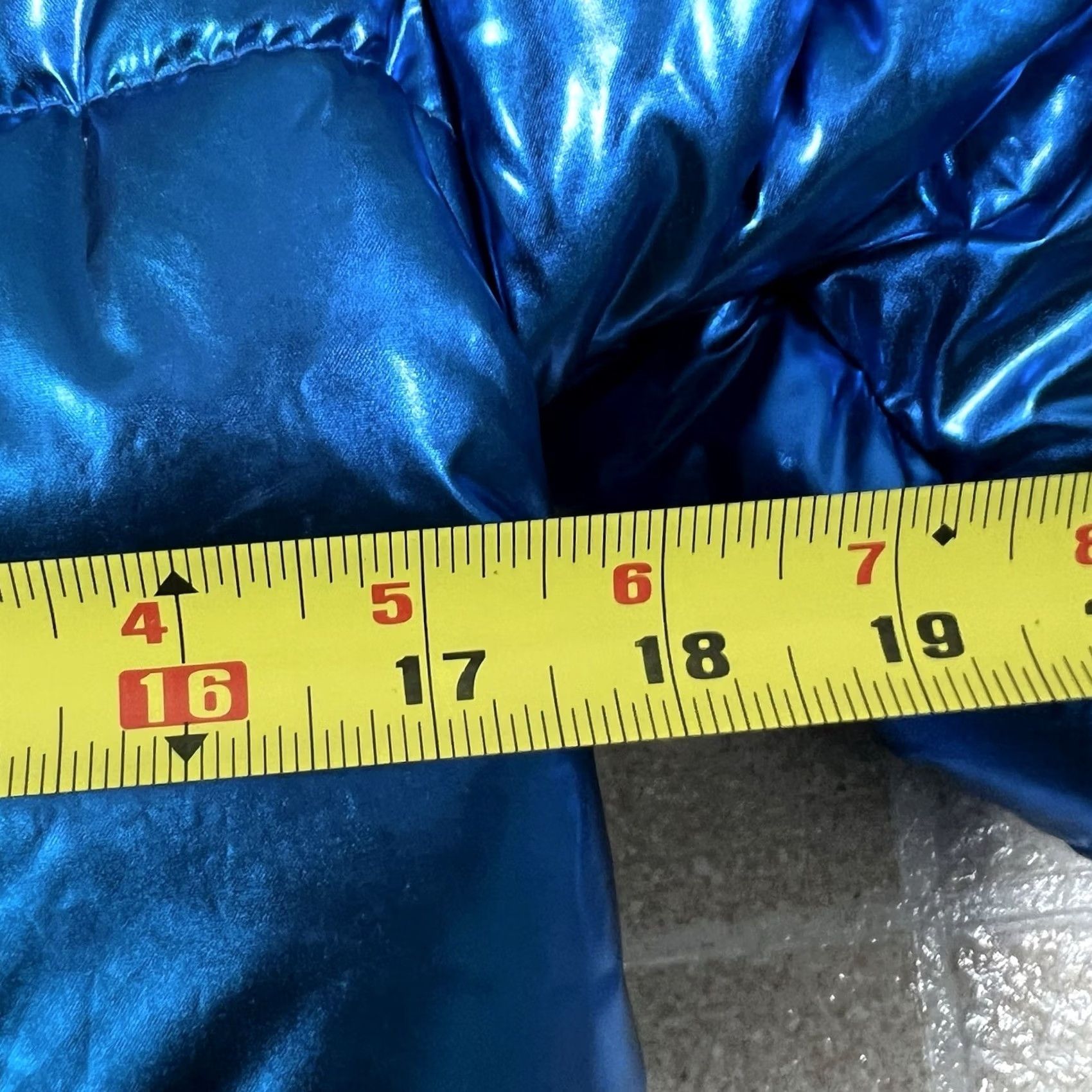 Champion VINTAGE Champion x NASA Metallic Puffer Jacket Mens XS Blue Quilted Space Jacket Size US XS / EU 42 / 0 - 7 Thumbnail