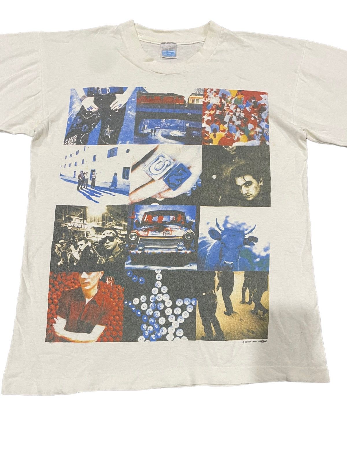 Band Tees VTG 1991 U2 Not Us Ltd Rare Distressed Band Tee Size US L / EU 52-54 / 3 - 4 Thumbnail