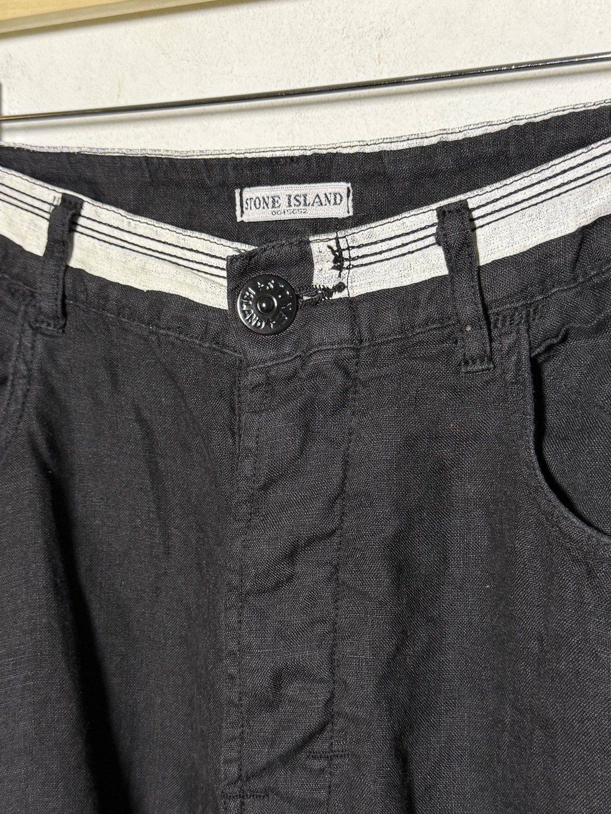 Stone Island stone island y2k linen cargo pants Size US 33 - 5 Thumbnail