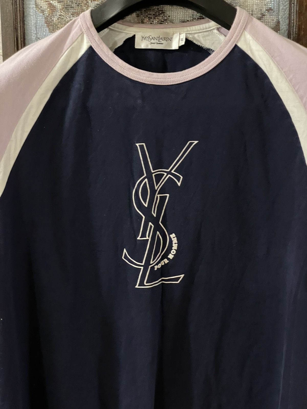 Other Vintage Yves Saint Laurent YSL Pour Homme T-Shirt Size US XL / EU 56 / 4 - 2 Thumbnail