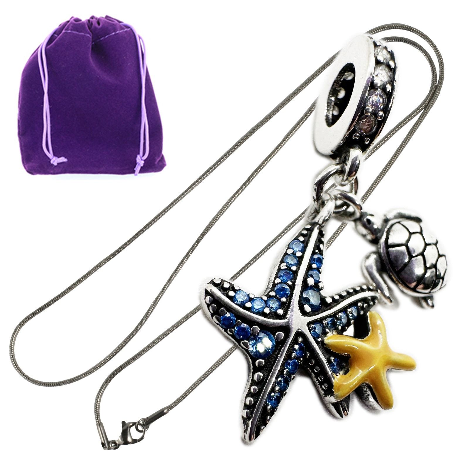 & Other Stories Starfish Necklace - Turtle Necklace Stainless Size ONE SIZE - 1 Thumbnail